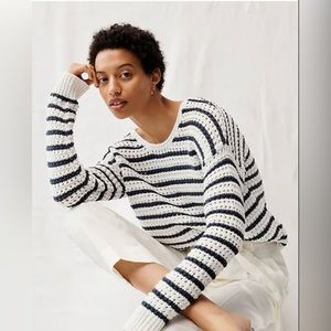 Madewell open stitch Austen pullover sweater S